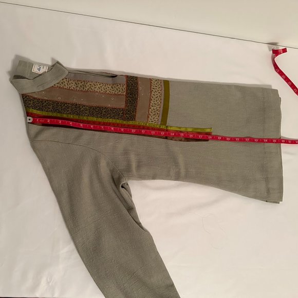 Bird Watchers Linen Pullover 3/4 Sleeve Top [WM Sz M] - Picture 8 of 9